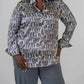 Catherine Gee - Daria French Cuff Silk Blouse - Plus