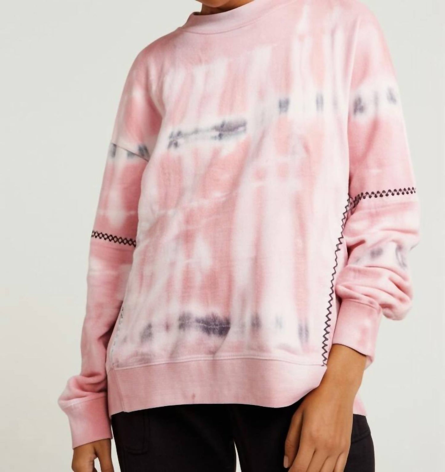Something Navy - DOLLIE EMBROIDERED SWEATSHIRT