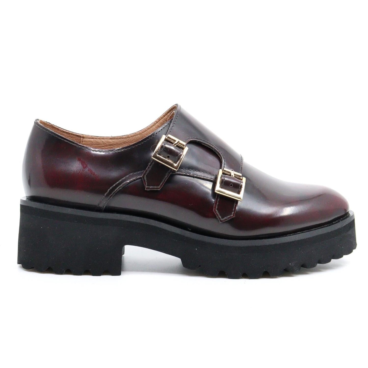 All Black - Women's Lugg Monk Shoes