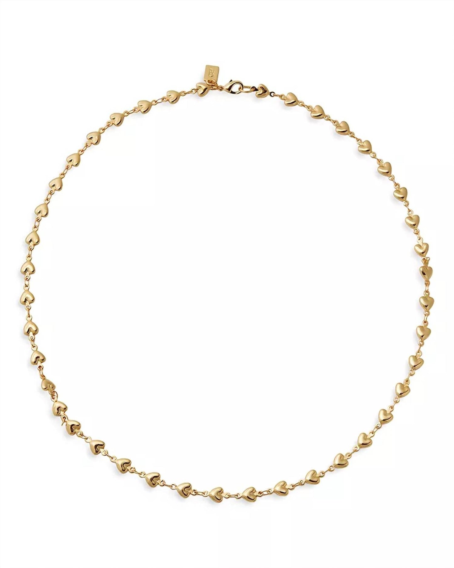 Crystal Haze - Habibi Chain Heart 18k Necklace