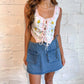 Olivaceous - Flower Fields Top