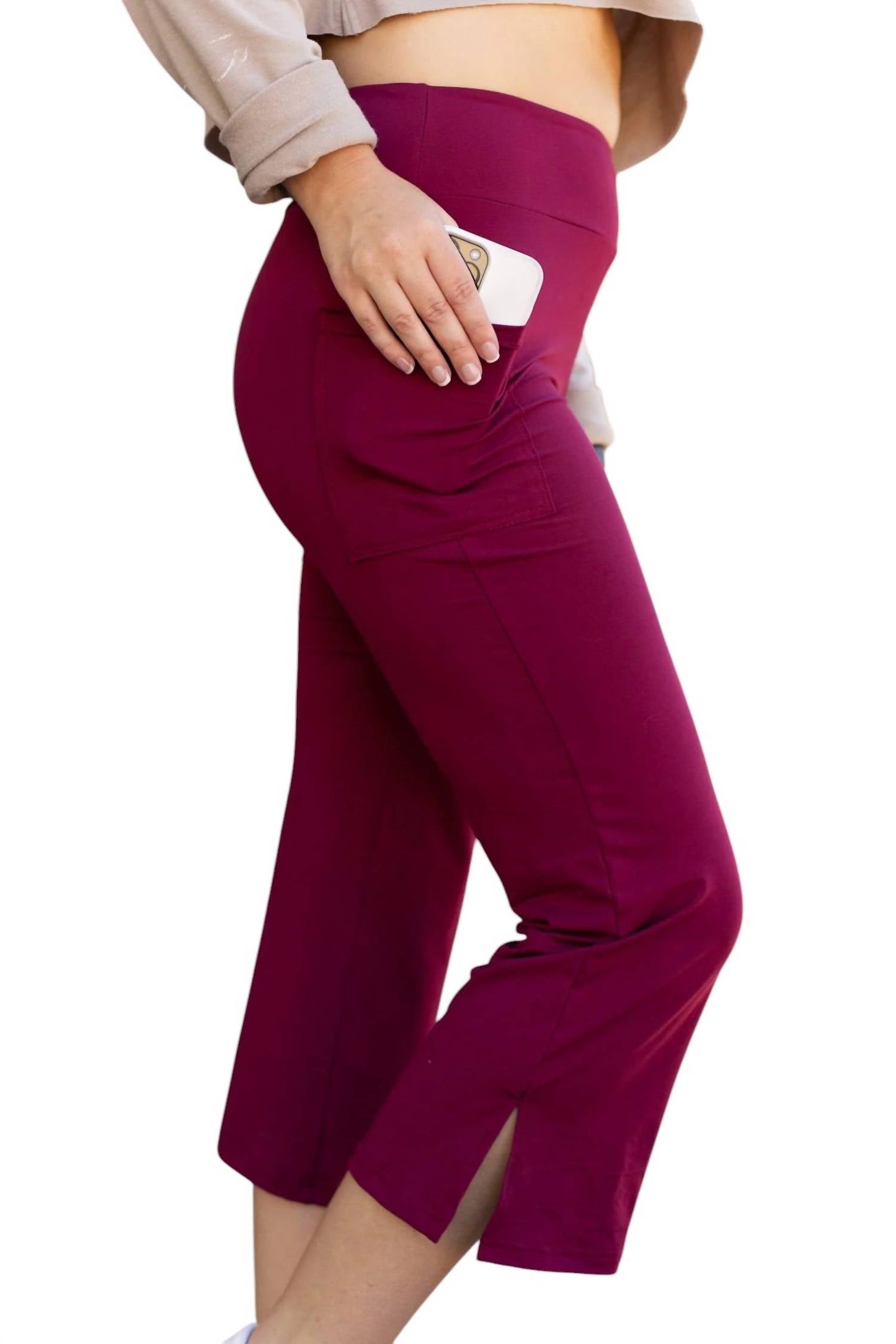 Julia Rose - Courtney High Waisted Gaucho Pants