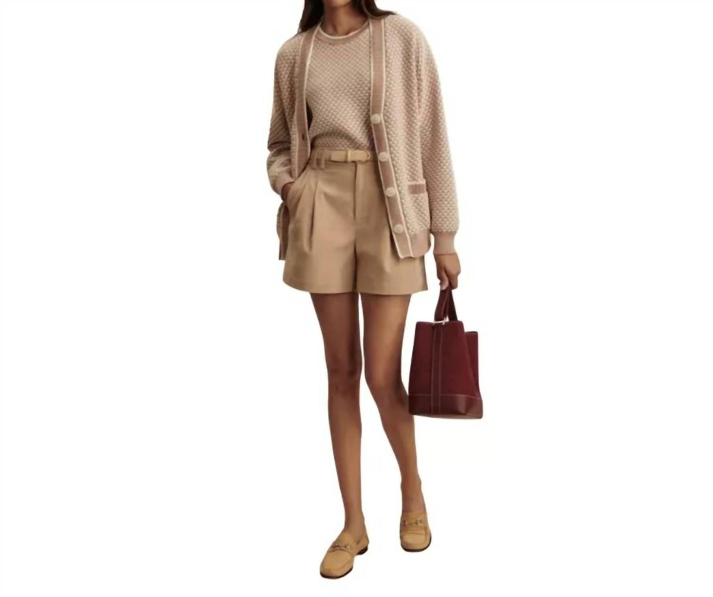 Varley - Tarran Stitch Knit Cardigan