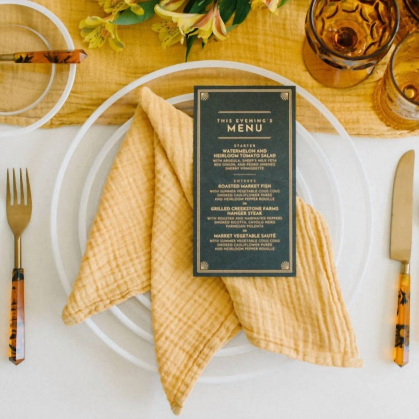 Borrowed Blu - Organic Cotton Napkins Set Of 4