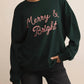 Z Supply - Candy Cane Merry and Bright Sunday Sweatshirt