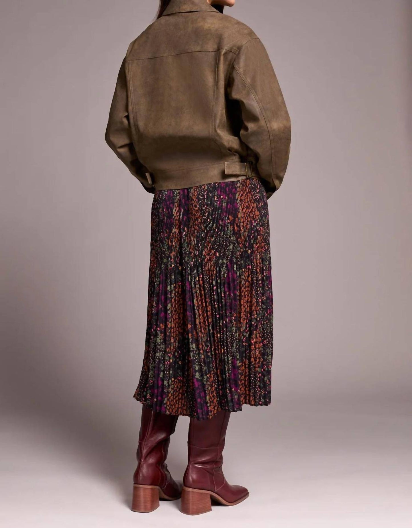 Tribal - Vintage Faux Leather Jacket