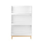 Wall Mounted Bookshelf, 3 Front Facing Display Shelves For Toddler Bedroom - White