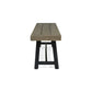 Cloud Outdoor Bench With Acacia Wood Frame and Slat Panel Design