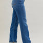 Judy Blue - Knox High Waist Cuffed Straight Jean