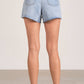 Elan - Braided Belt Denim Short