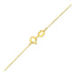 14K Yellow Gold Four Leaf Clover Necklace