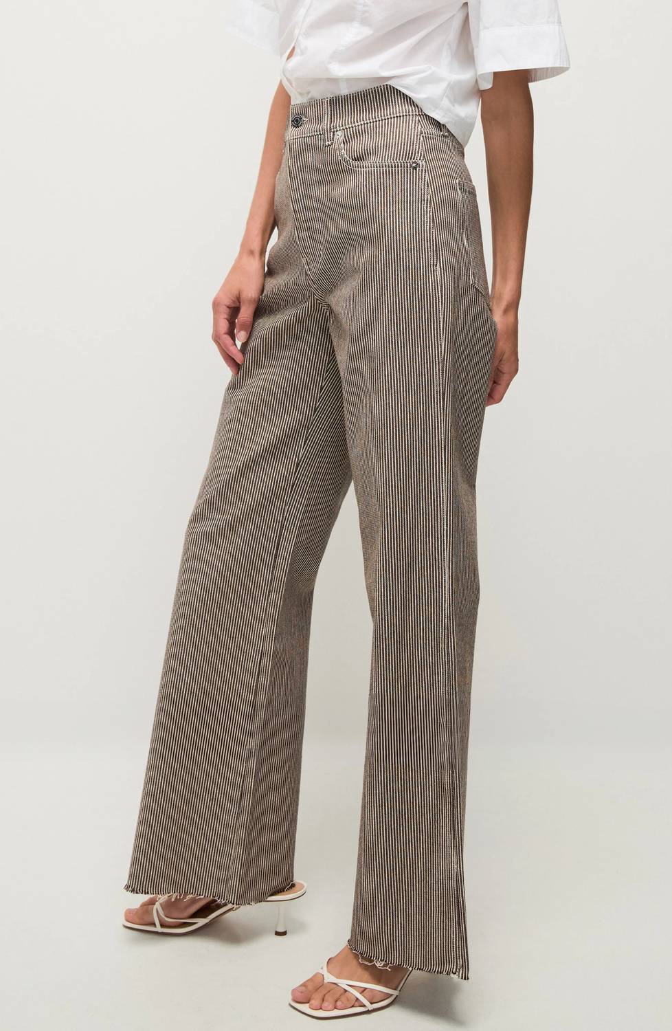 Veronica Beard - Taylor High Rise Wide Leg Jean