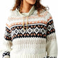 Free People - Wool Blend Cozy Hooded Sweater