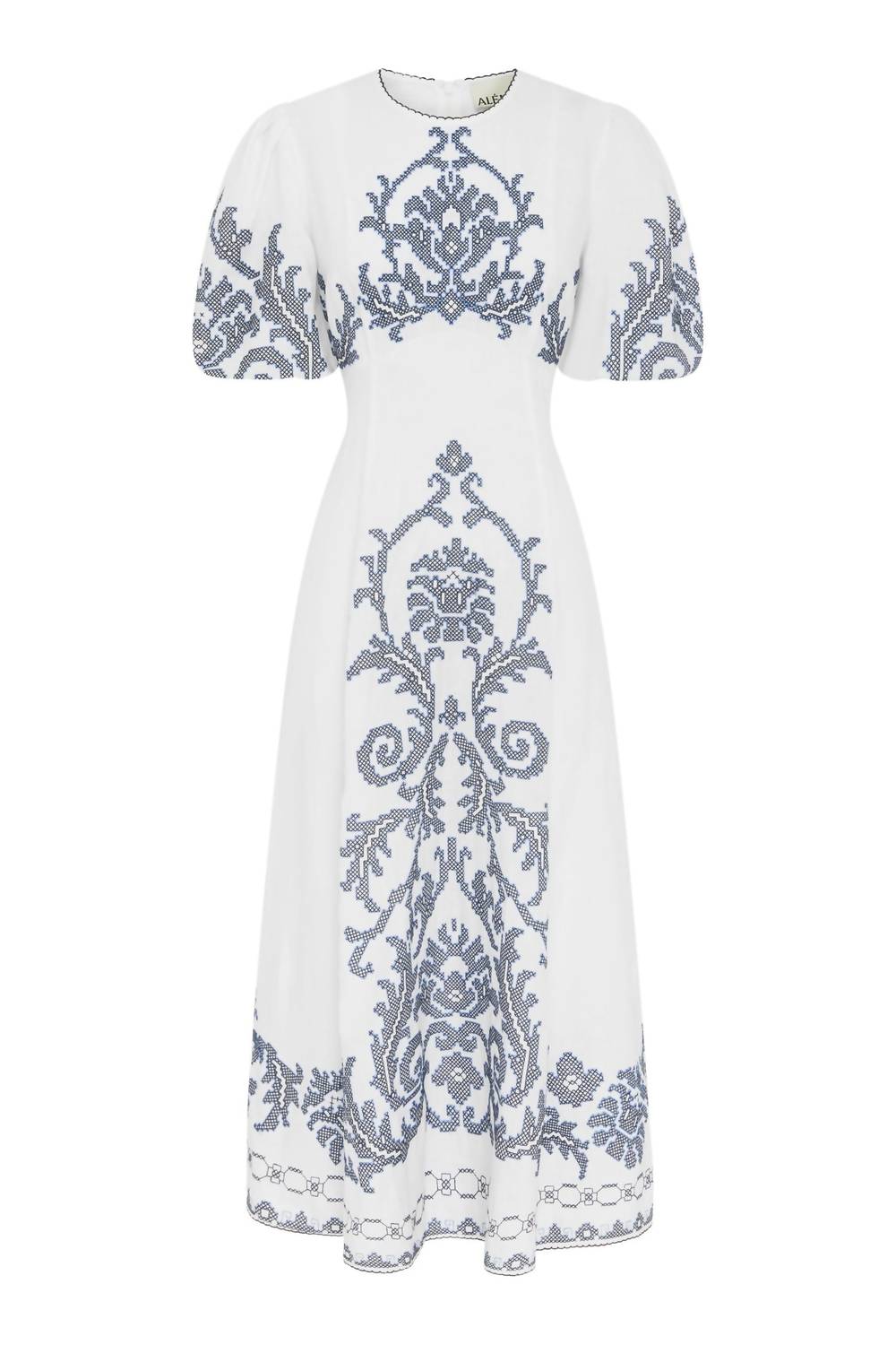 Alemais - Hazel Embroidered Midi Dress