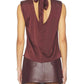 Astr - Inaya Satin Rhinestone Embellished Top