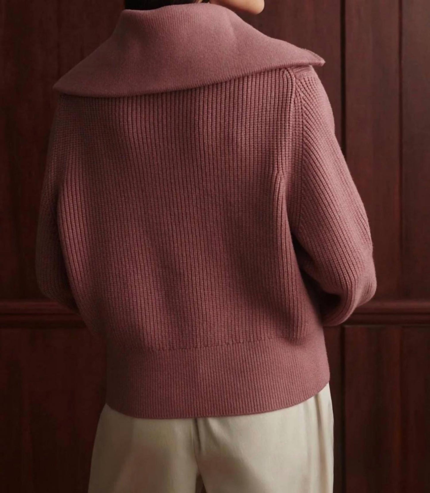 Varley - Maura Half-zip Rib Knit