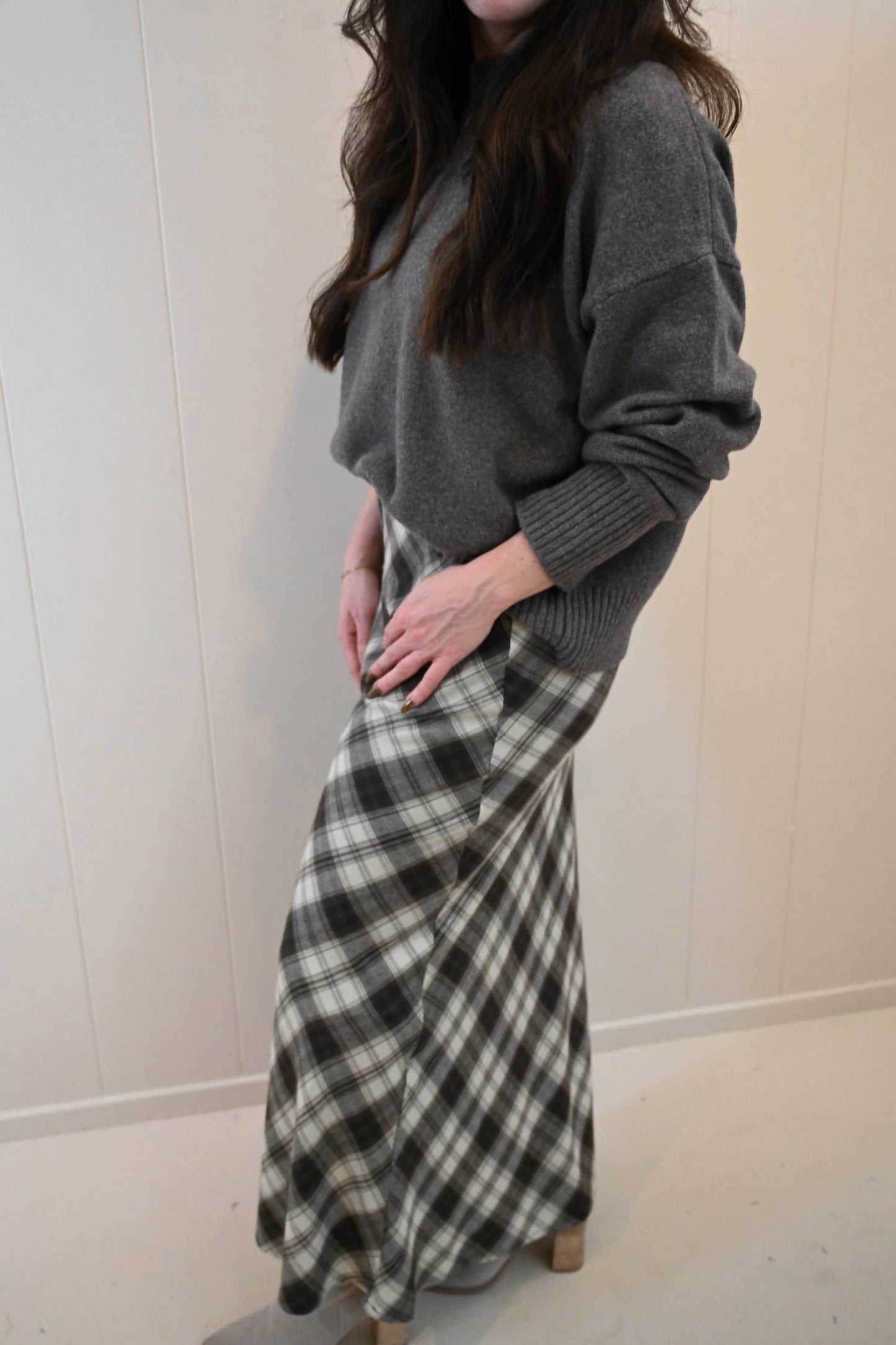 Z Supply - Women's Grand Avenue Plaid Flannel Midi Skirt