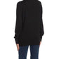 14Th & Union - Pullover Leopard Print Scarf Neck Tie Knit Sweater
