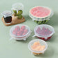6-pack Reusable Silicone Stretch Lids for Food Storage