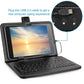 Premium Pu Leather Tablet Case with Integrated Keyboard