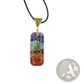 7 Chakra Natural Stone Filigree Healing Pendant Necklace