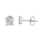 10k White Gold Diamond Stud Earrings (0.60 cttw, I-J Color, I2-I3 Clarity)
