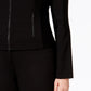 Calvin Klein Women's Plus Fit Solutions Zip Front Jacket Black Size 16W