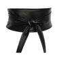 Leota Women's Liquid Leather Obi Belt Black Size X-Small