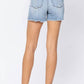Judy Blue - High Rise Paint Splash Destroy Shorts