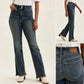 Judy Blue - Double Button Vintage DAISY Bootcut Jeans