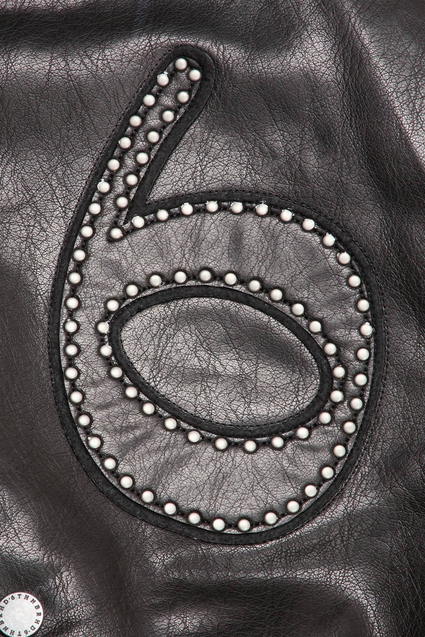 6Th Nbrhd - Men's Star Studded Leather Jacket