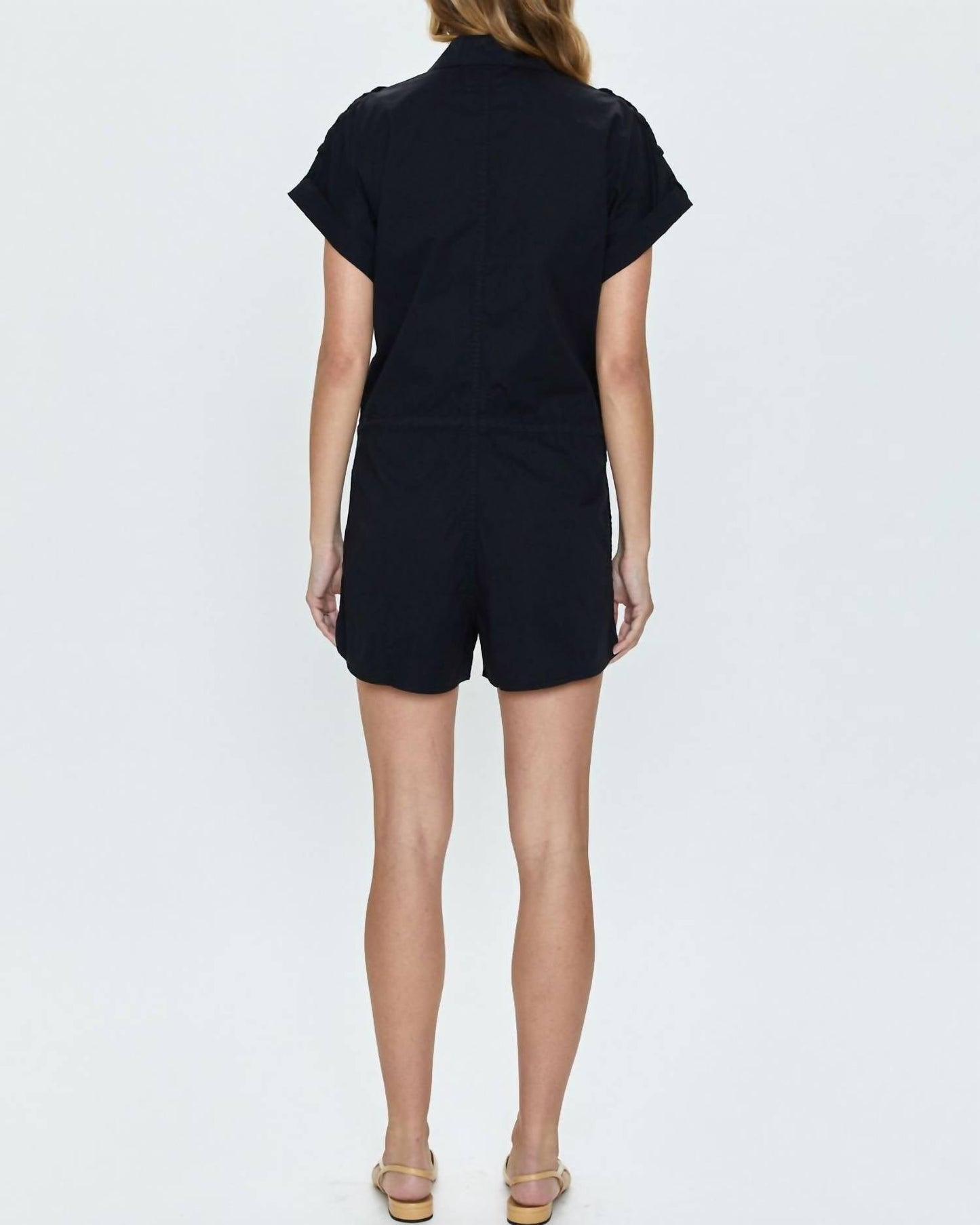 Pistola - Meg Short Sleeve Zip Front Romper