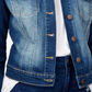 Jessica Simpson Women's Long Sleeve Modern Fit Jacket Blue