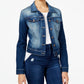 Jessica Simpson Women's Long Sleeve Modern Fit Jacket Blue