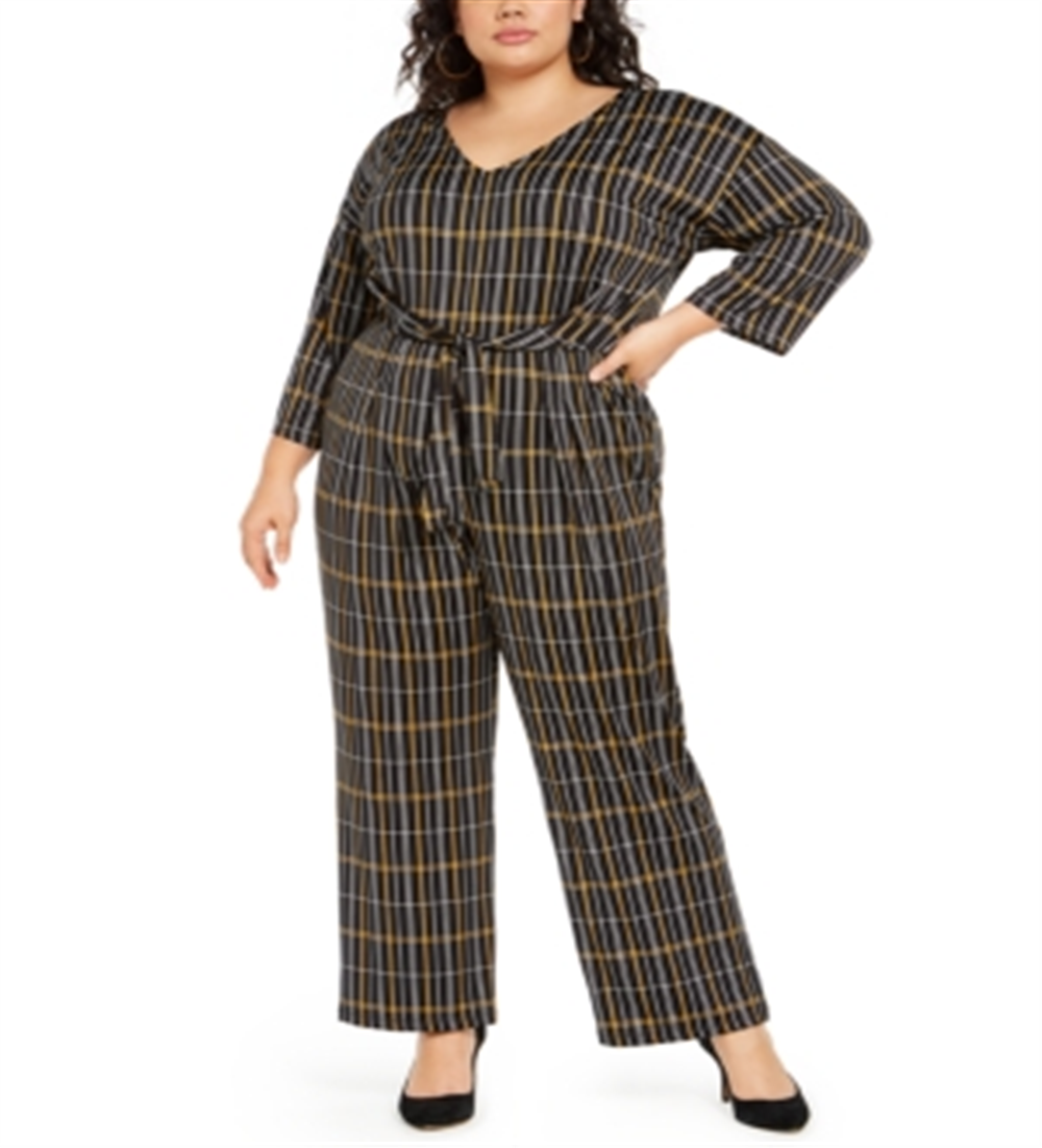 ny-collection-womens-plus-tie-front-v-neck-jumpsuit-black-size-2x-1
