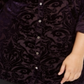 NY Collection Women's Plus Velvet Burnout Top Purple Size 2X