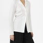 Dāl The Label - Rib Knit Collared Cardigan