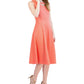 Sandra Women's Darren Textured Keyhole Fit & Flare Dress Pink Size Medium