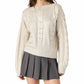 Steve Madden - Debbie Metallic Coated Sweater