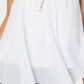 Style & Co Women's Handkerchief Hem Swing Top White Size Large
