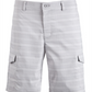 Attack Life By Greg Norman Men's Fairway Cargo Golf Rapid Dry Plaid Shorts Gray Size 32