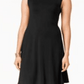 Style & Co Women's Black Sleeveless Swing Dress Size Petite