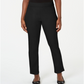 Karen Scott Women's Pull on Flat Front Pants Black Size Small