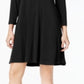 Style & Co Women's Swing Dress Black Size Petite X-Large