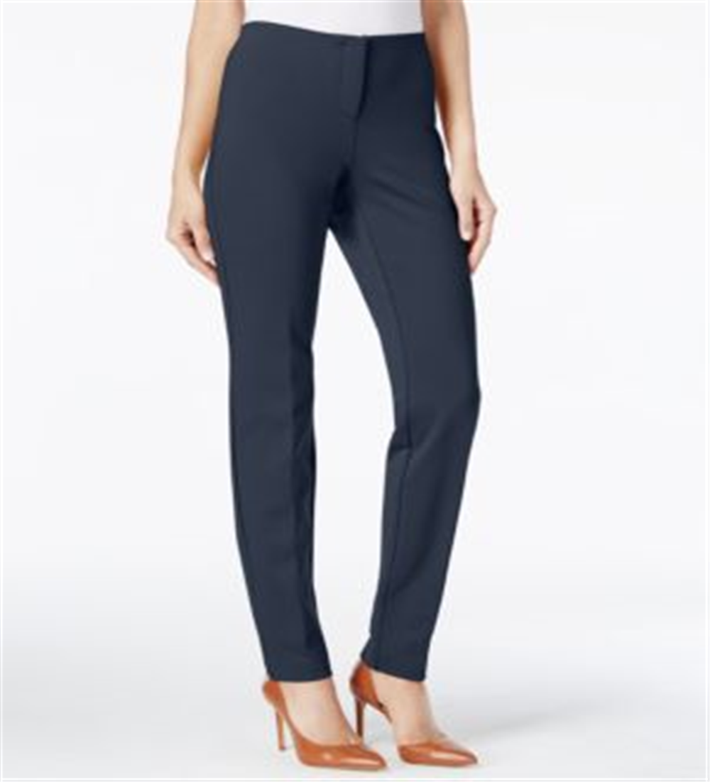 Alfani Women's Hollywood Skinny Pants Blue Size 4 Petite