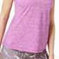 ID Ideology Women's Essentials Rapidry Heathered T-Shirt Purple Size X-Large