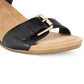 Giani Bernini Women's Bryana Memory Foam Wedge Sandals Black Size 9 W