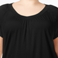 JM Collection Women's Blouson Top Black Size 2X