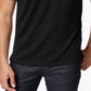 Alfani Men's Ottoman Zip Polo Black Size XX-Large