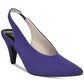 Bar III Women's Tanya Slingback Pointed Toe Pumps Blue Size 7.5 M